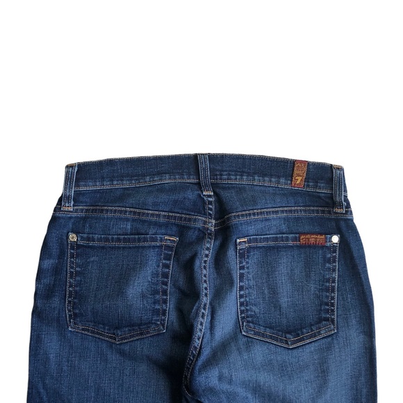 7 For All Mankind Relaxed Skinny Jeans-Sz 26 - Picture 3 of 3